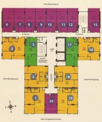 Layout-unit-apartement